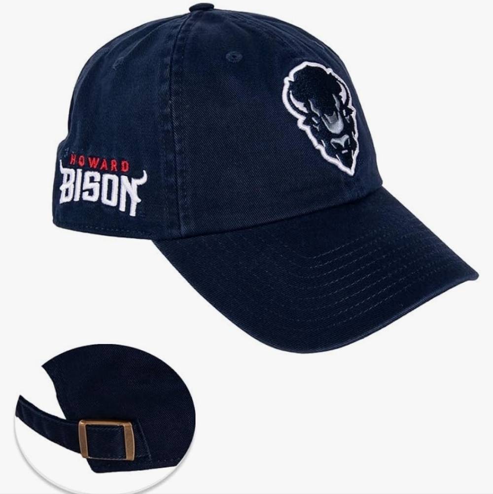 Desert Cactus Howard University Baseball Hat Bison HU Brimmed Embroidered Cap